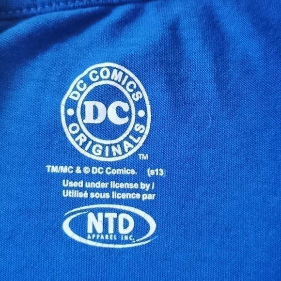 DC Comics Superman Logo Blue Mens T Shirt Medium - Picture 4 of 5